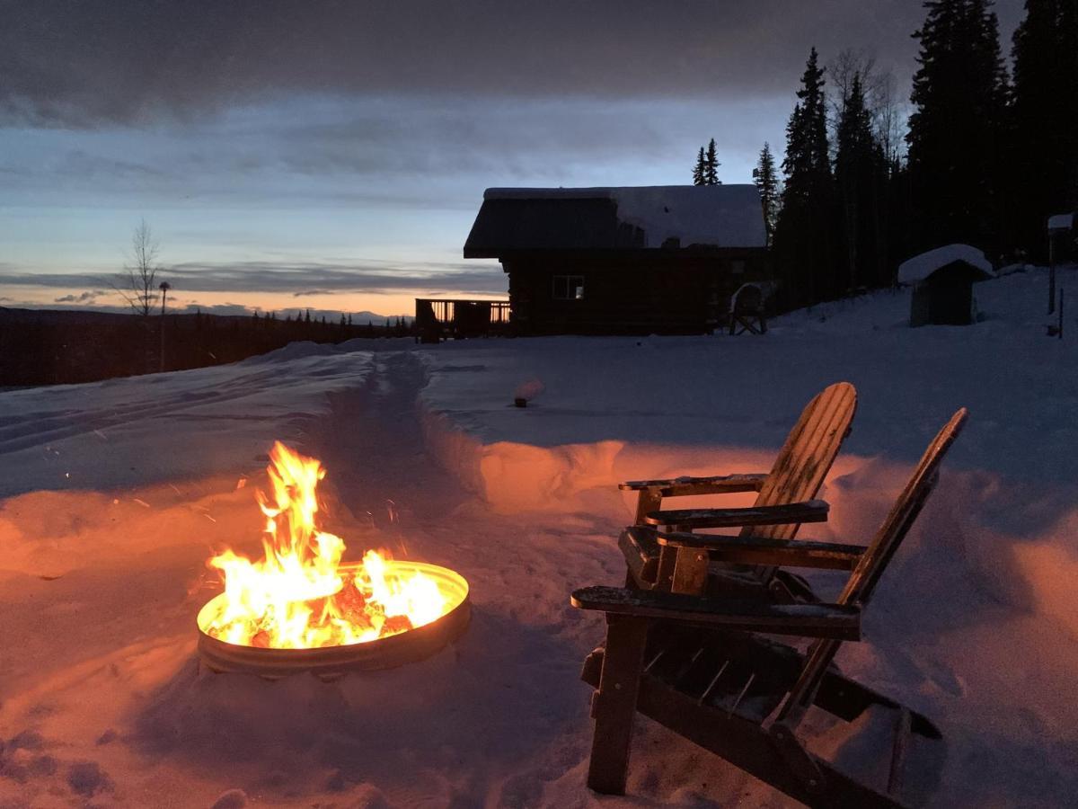 Secluded Log Cabin, 30 Min From Chena Hot Springs Pleasant Valley المظهر الخارجي الصورة