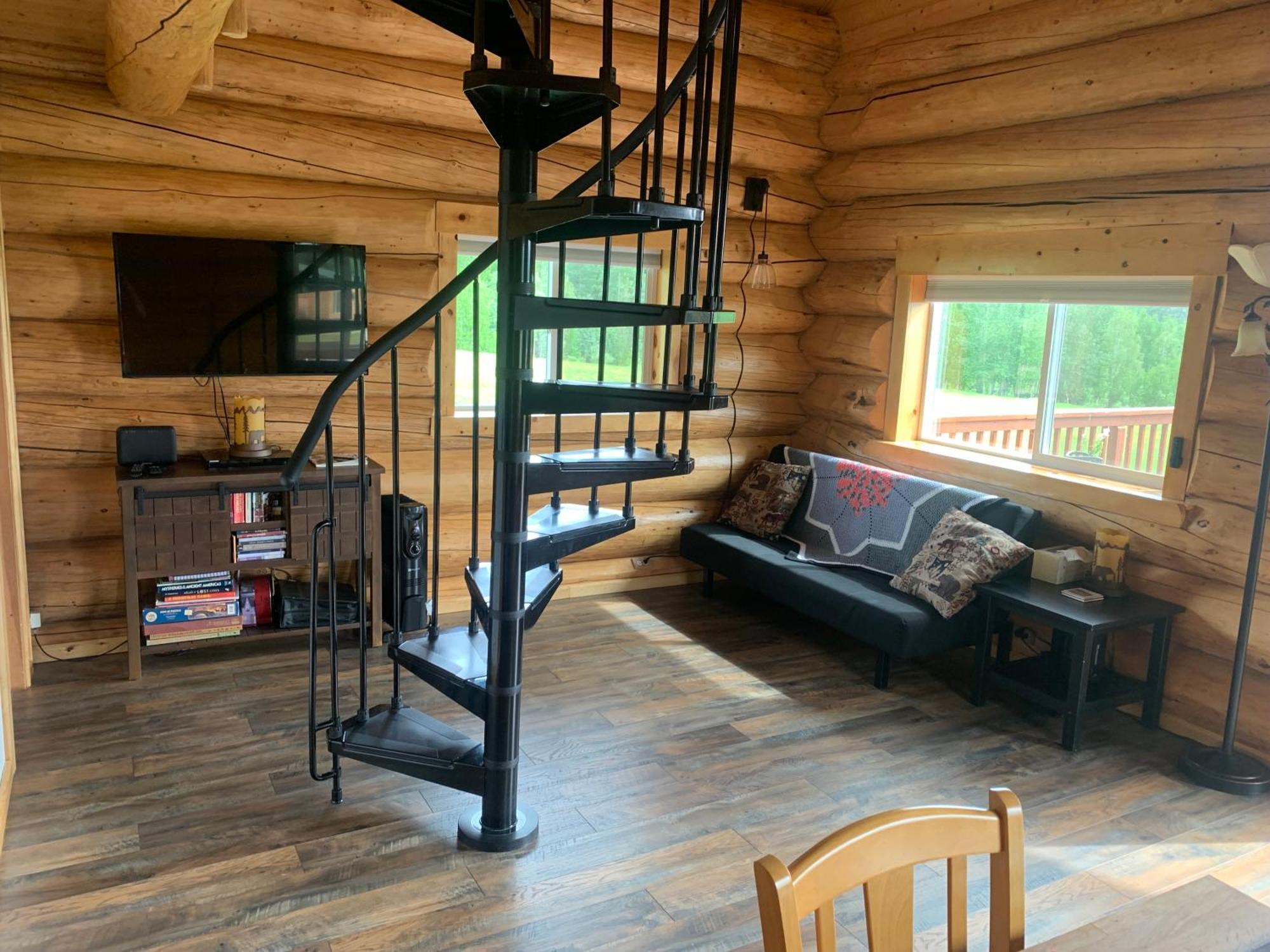 Secluded Log Cabin, 30 Min From Chena Hot Springs Pleasant Valley المظهر الخارجي الصورة